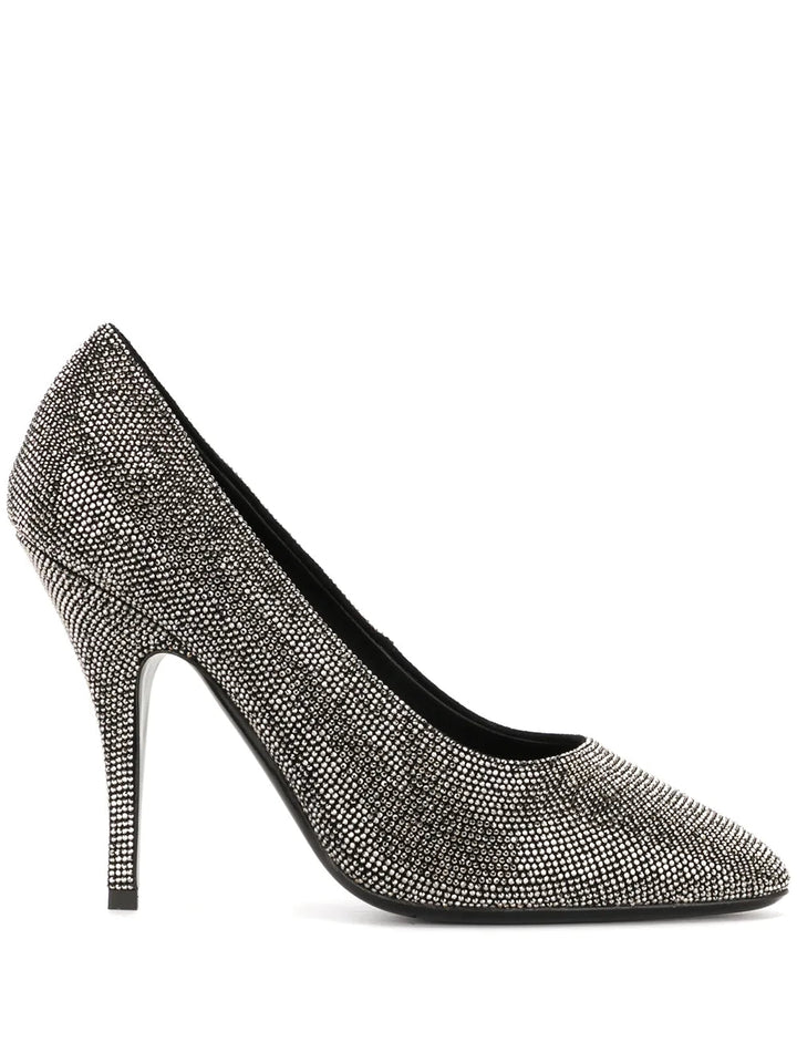 Ferragamo Crystal-Embellished Pumps