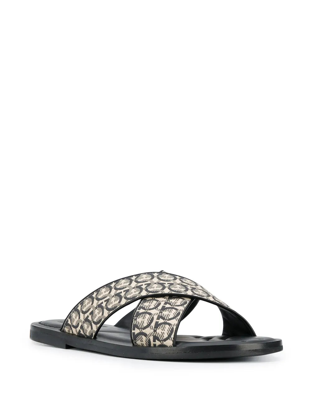 Ferragamo Gancini Printed Pool Slides