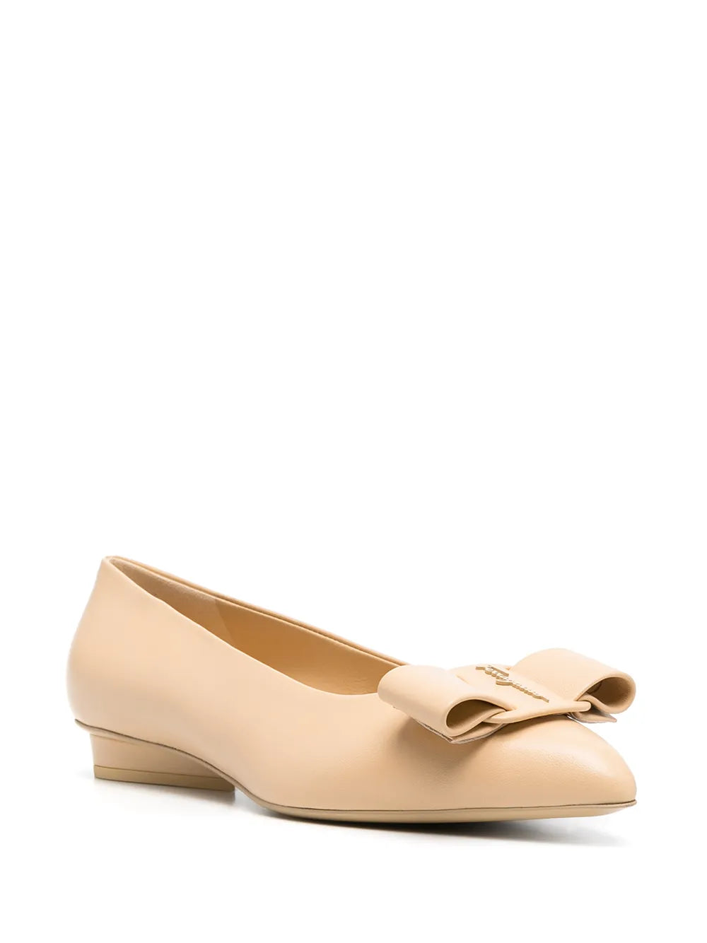 Ferragamo Viva Ballerina Shoes in NEUTRALS