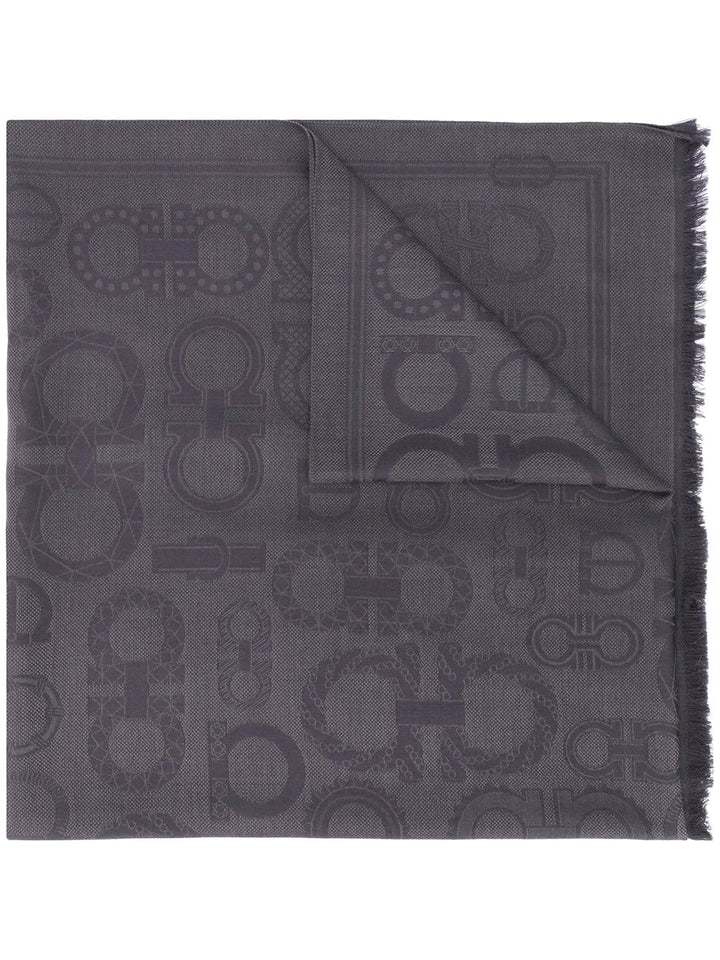 Ferragamo Gancini Jacquard Scarf