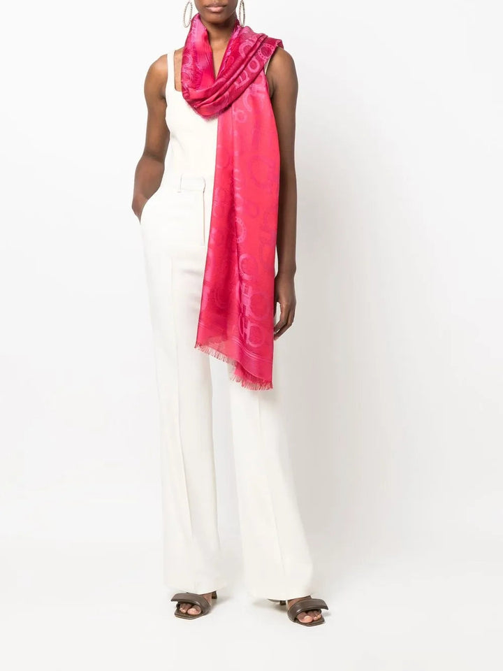Ferragamo Gancini Woven Scarf