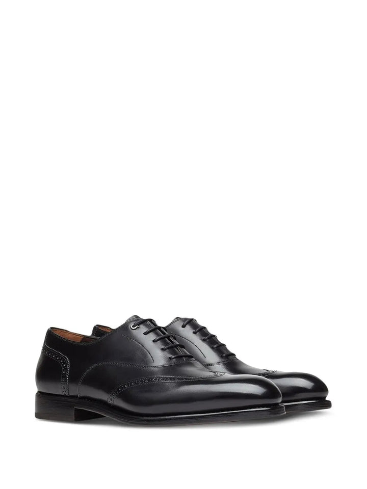 Ferragamo Gancini Leather Oxford Shoes 02C530732726
