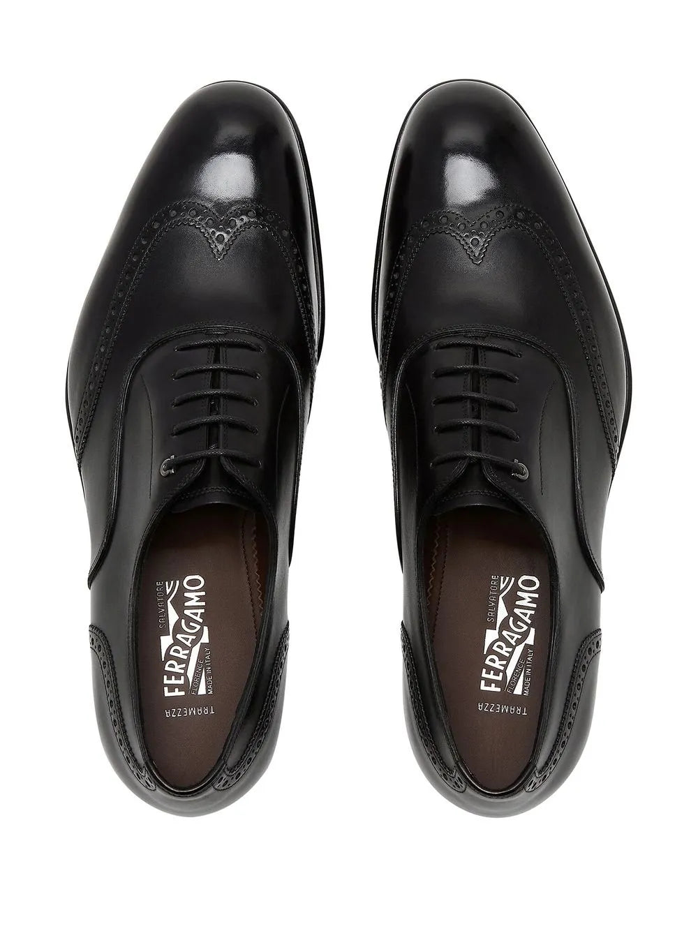 Ferragamo Gancini Leather Oxford Shoes 02C530732726