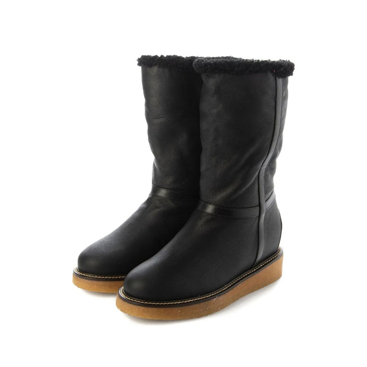 Ferragamo Shearling-Trim Boots