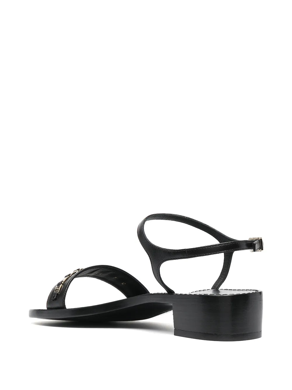 Ferragamo Tiny Vara Bow Appliqué Trim Sandals