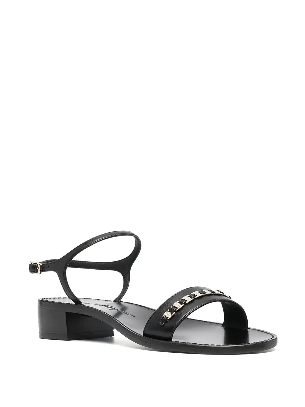 Ferragamo Tiny Vara Bow Appliqué Trim Sandals