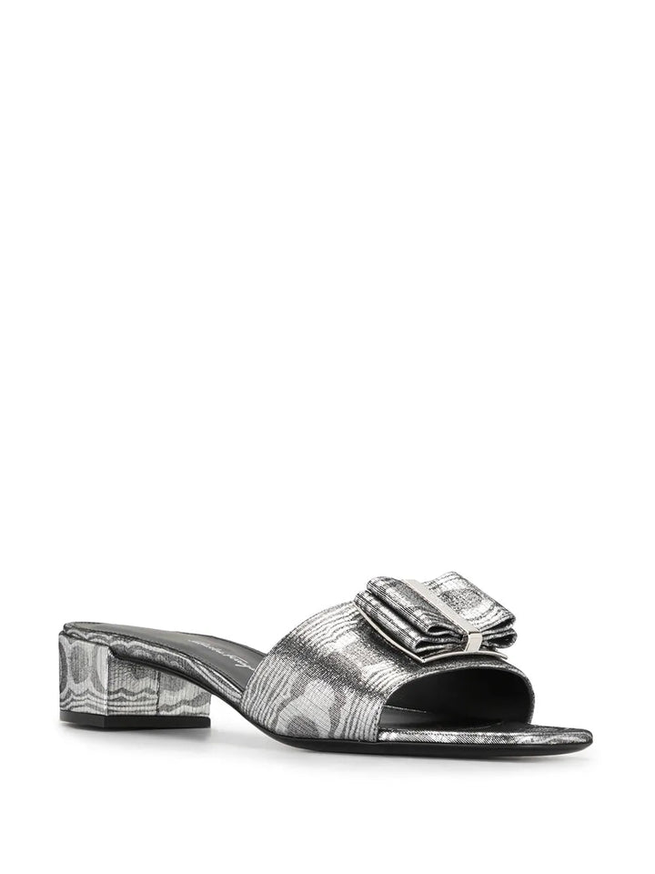 Ferragamo Double Bow 30Mm Sandals