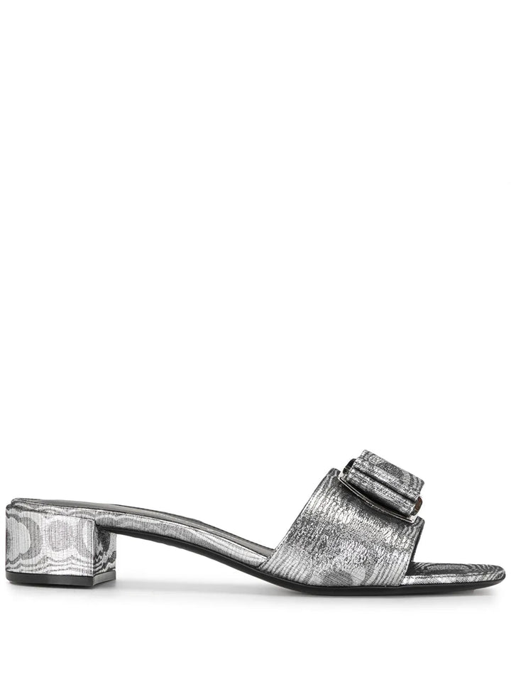 Ferragamo Double Bow 30Mm Sandals