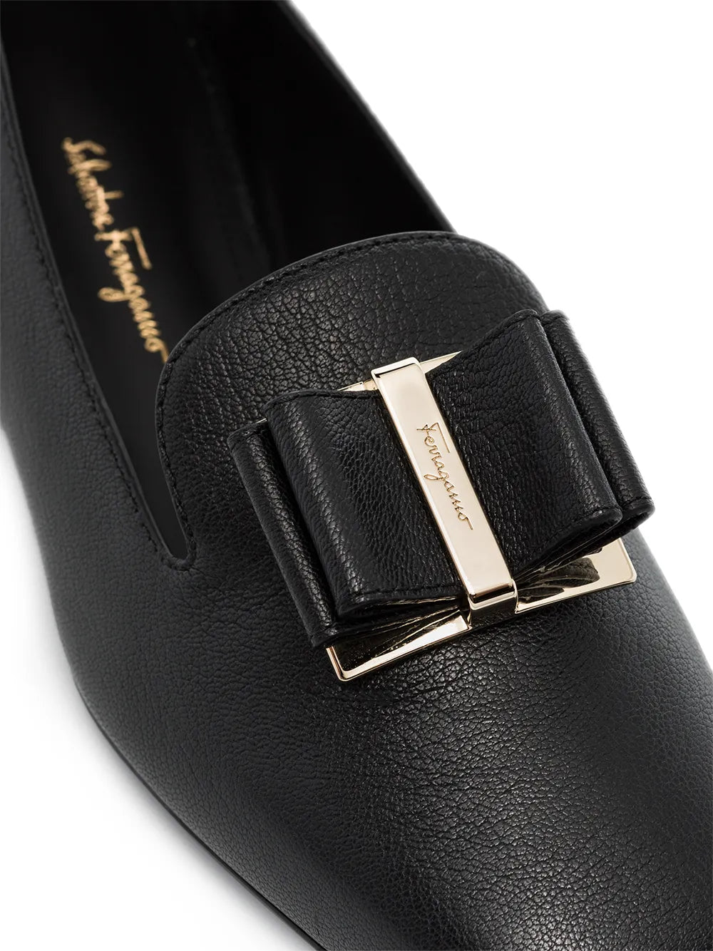 Ferragamo Zaneta Double-Bow Moccasins