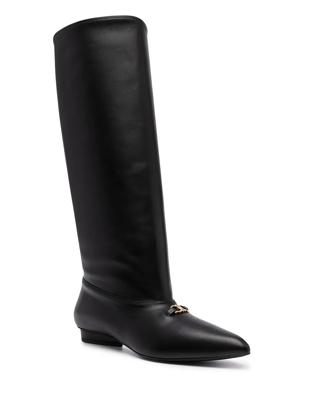 Ferragamo Gancini Knee-High Boots