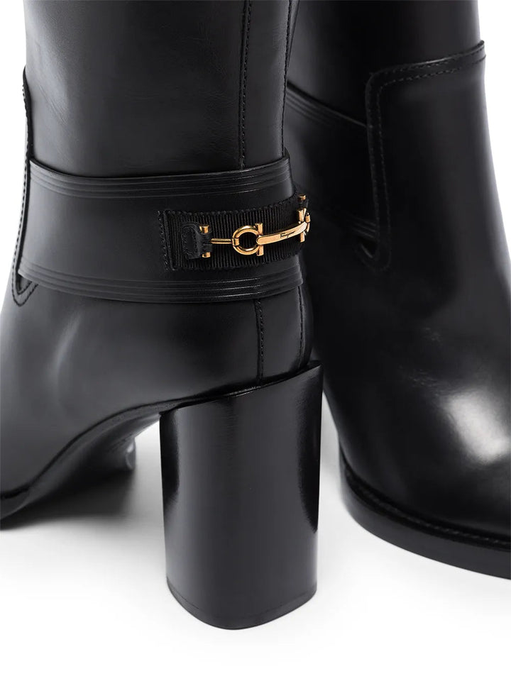 Ferragamo Gancio Horsebit 85Mm Boots