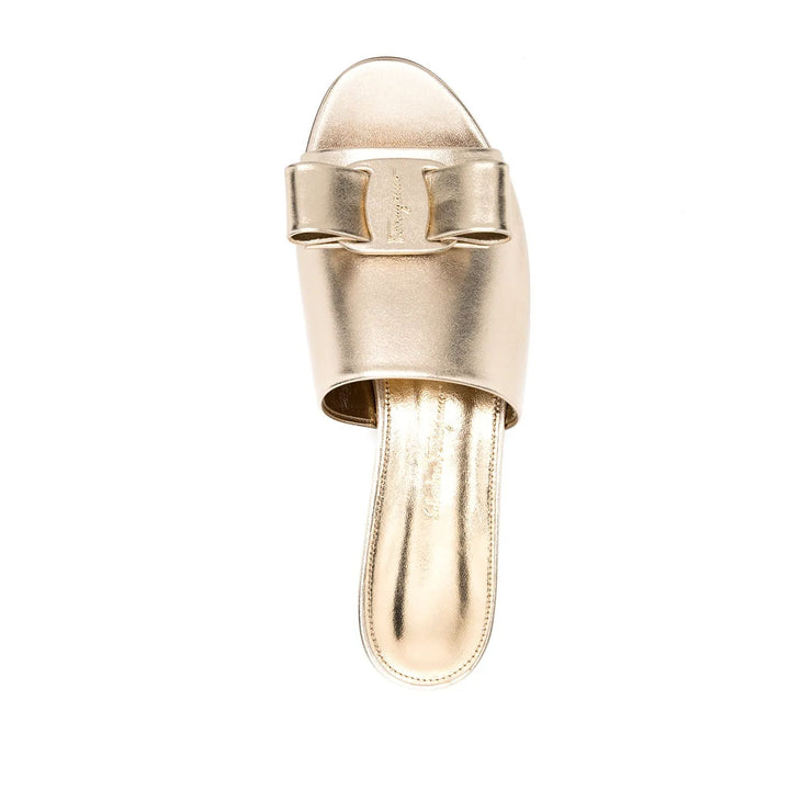 Ferragamo Viva Bow Slide Sandals