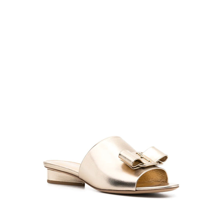 Ferragamo Viva Bow Slide Sandals