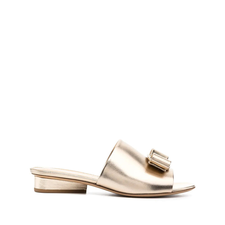Ferragamo Viva Bow Slide Sandals
