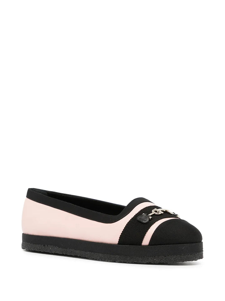Ferragamo Kaci Gancini Ballerina Shoes