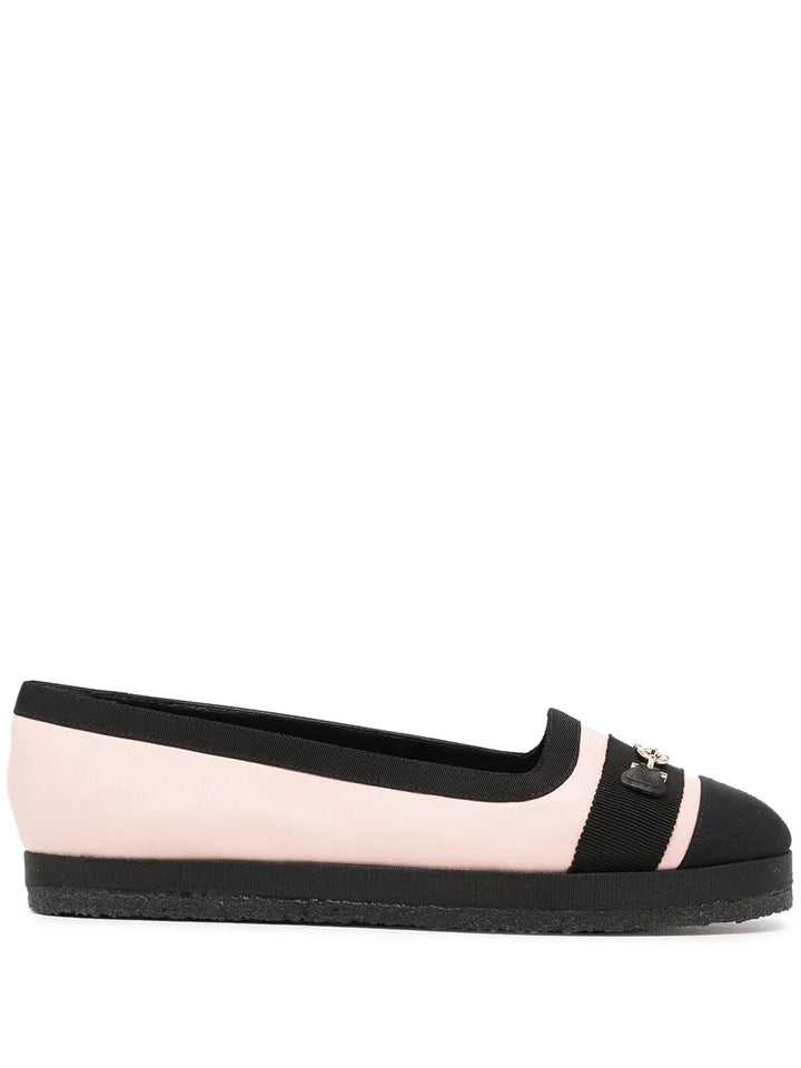 Ferragamo Kaci Gancini Ballerina Shoes