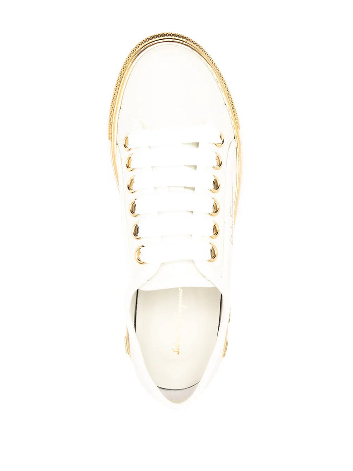 Ferragamo Tully Gancini-Sole Sneakers