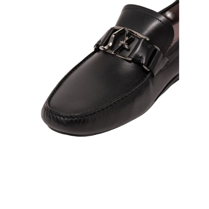 Mocasines de conducción para hombre Peter de Ferragamo en color negro