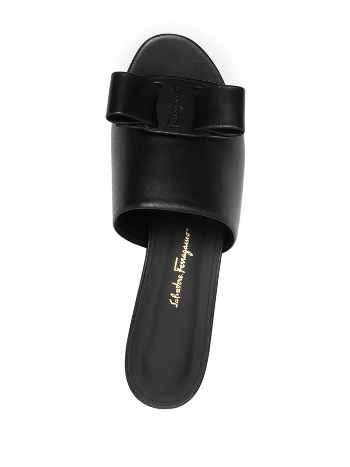 Ferragamo Double Bow Mule Sandals