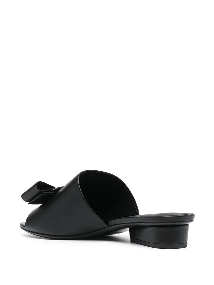 Ferragamo Double Bow Mule Sandals