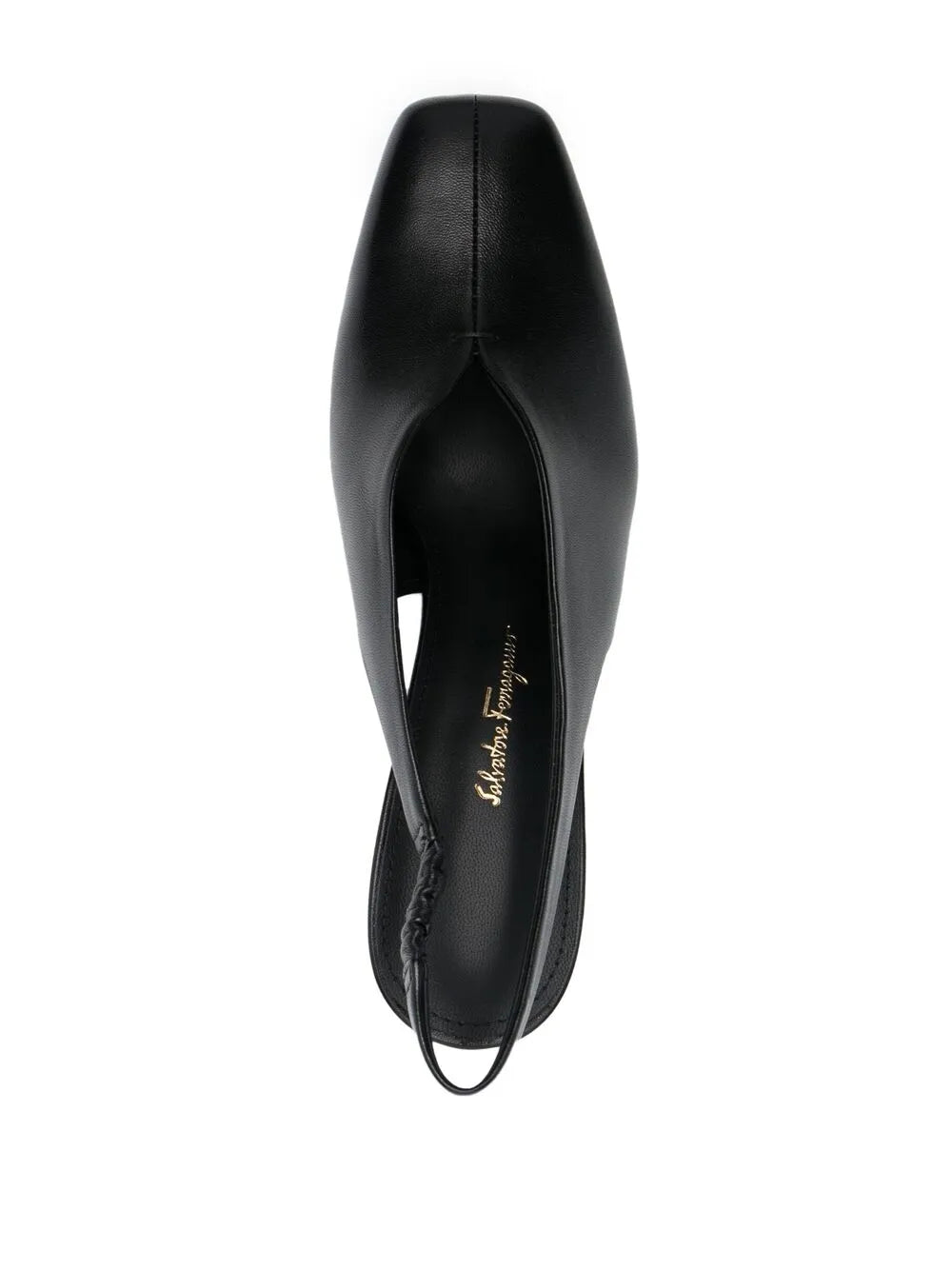 Ferragamo F-Heel 100Mm Slingback Pumps in BLACK