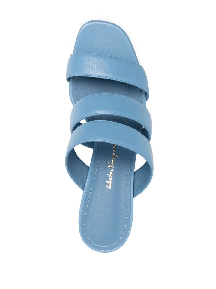 Ferragamo 70Mm Sculpted Heel Sandals