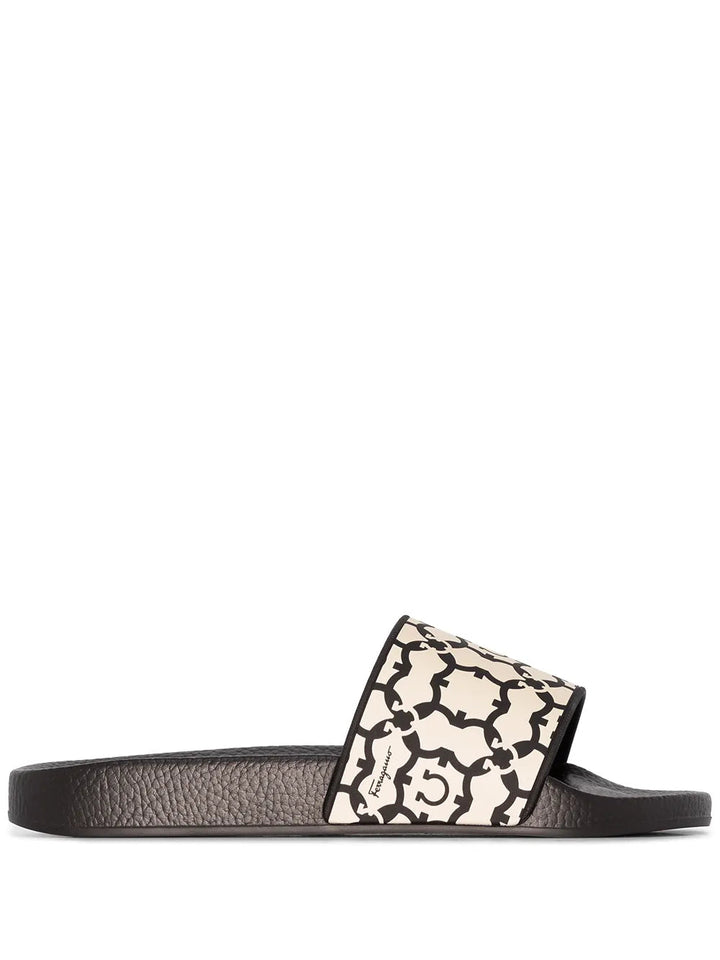 Ferragamo Groovy Slip-On Slides
