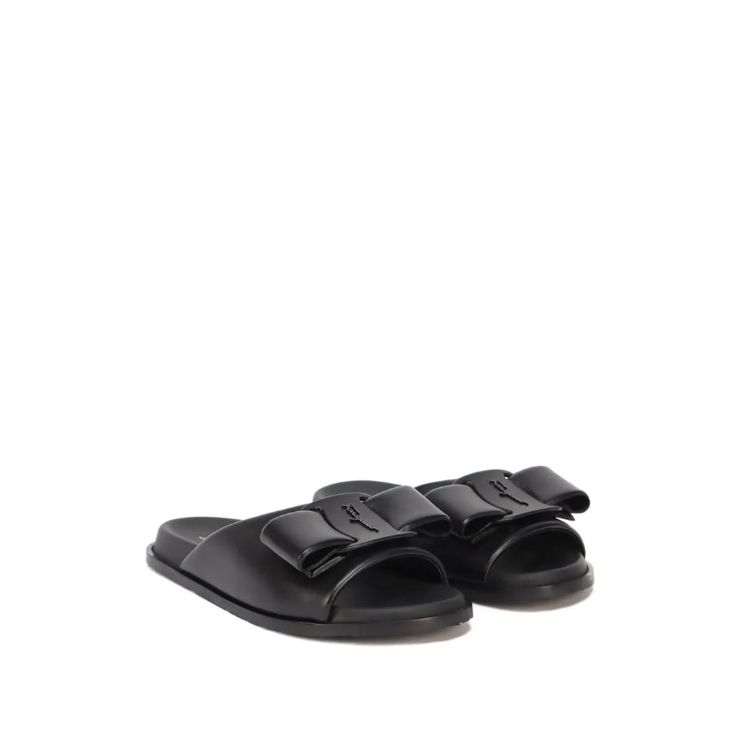 Ferragamo Vara Bow Flat Sandals