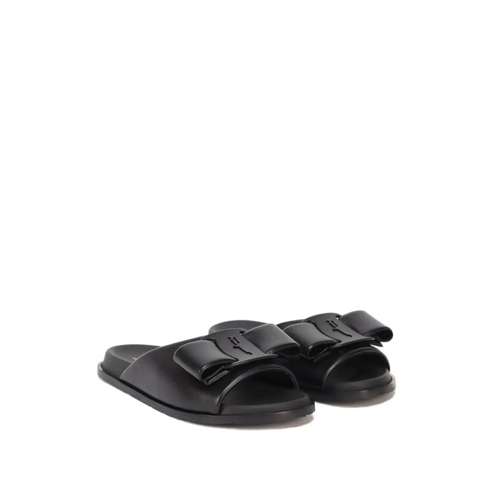 Ferragamo Vara Bow Flat Sandals