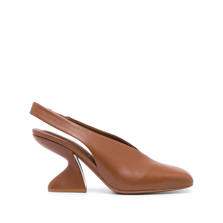 Ferragamo 85Mm Sloane Chunky-Heel Pumps