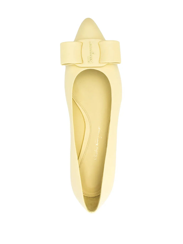 Ferragamo Viva Vara Bow Ballerina Shoes