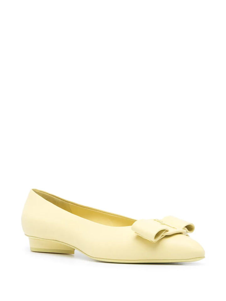 Ferragamo Viva Vara Bow Ballerina Shoes