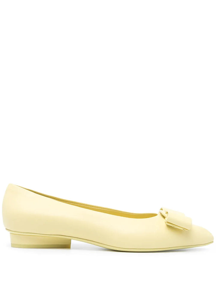 Ferragamo Viva Vara Bow Ballerina Shoes