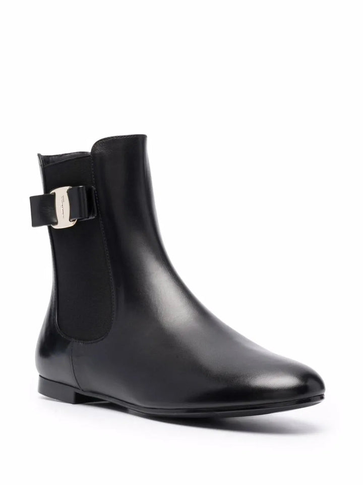 Ferragamo Vara Bow Chelsea Boots