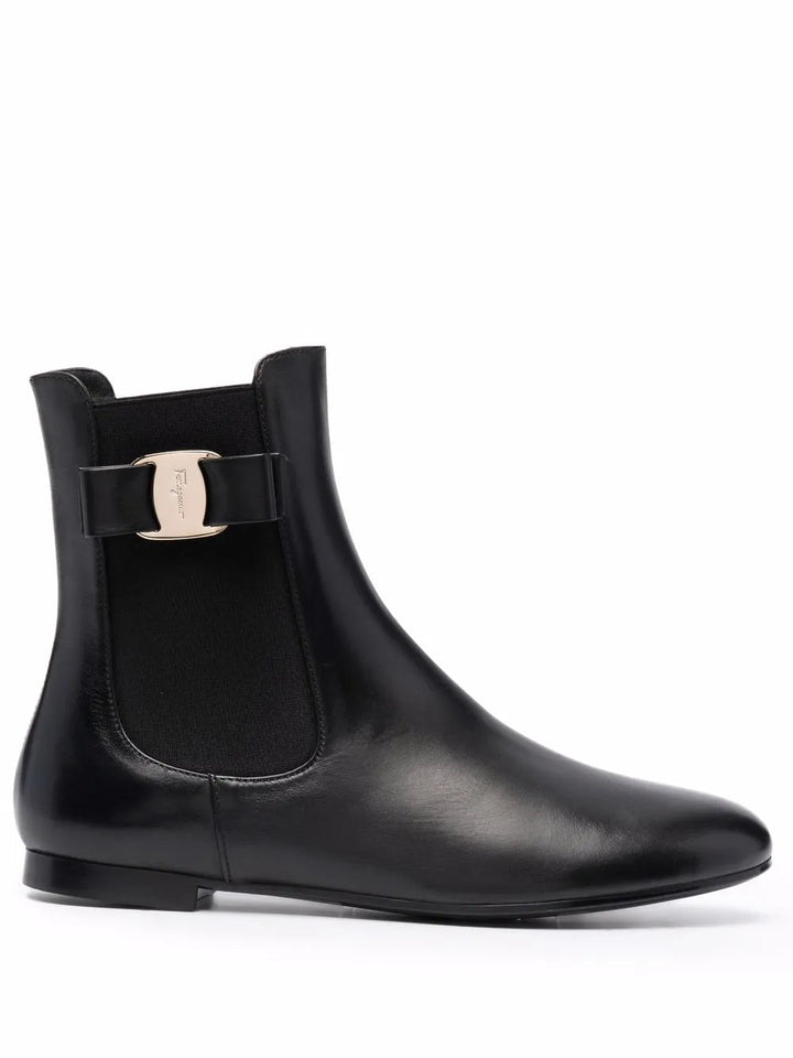 Ferragamo Vara Bow Chelsea Boots