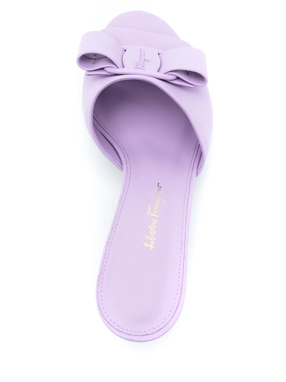 Ferragamo Bow Detail Slip-On Sandals
