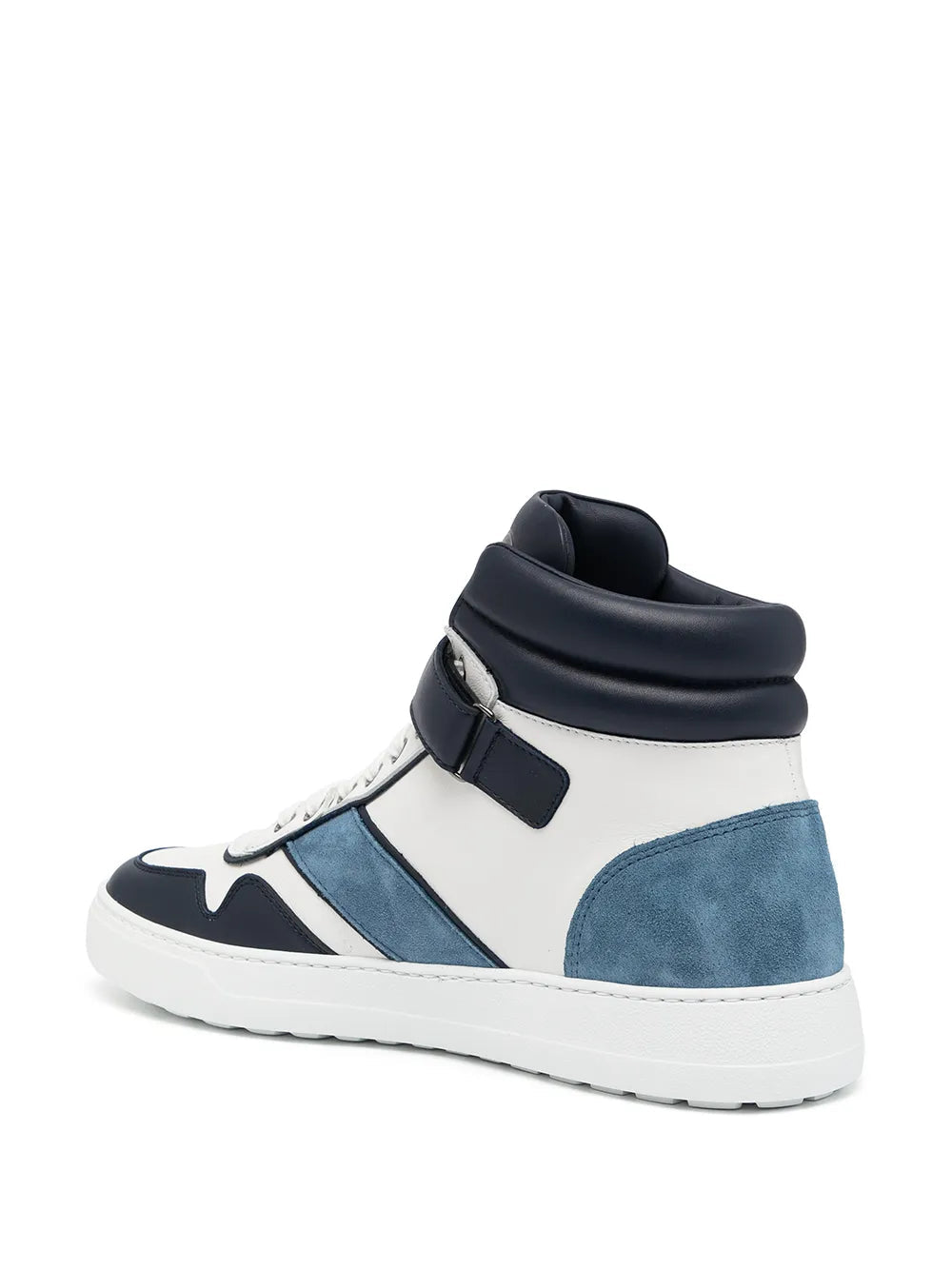 Ferragamo Glamour High-Top Sneakers in WHITE