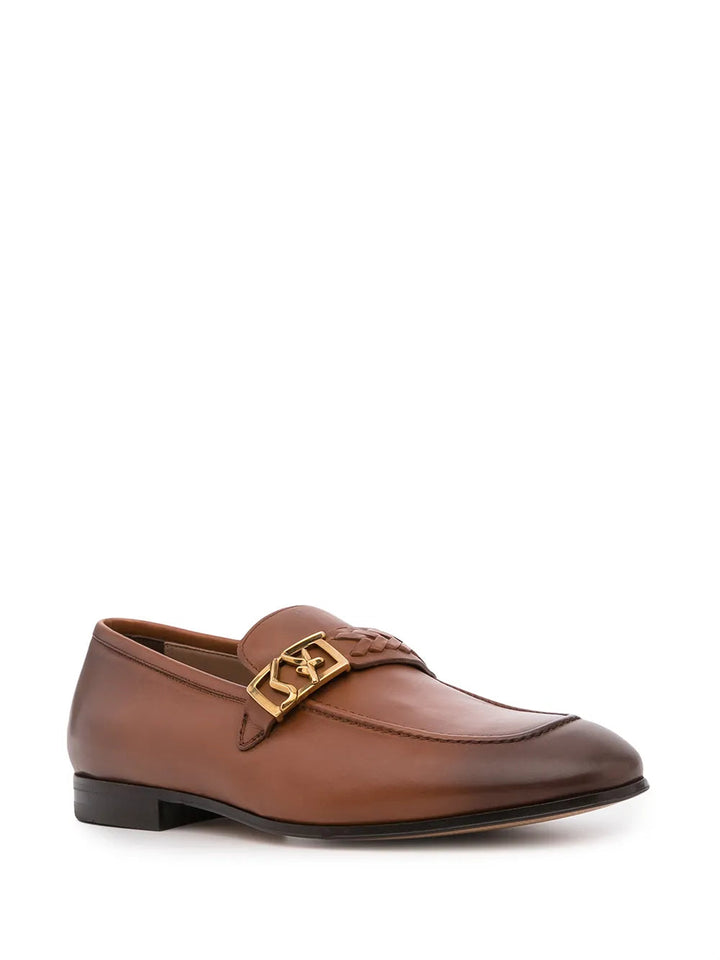 Ferragamo Nairobi Logo Plaque Loafers