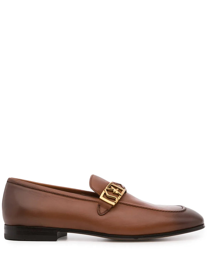 Ferragamo Nairobi Logo Plaque Loafers