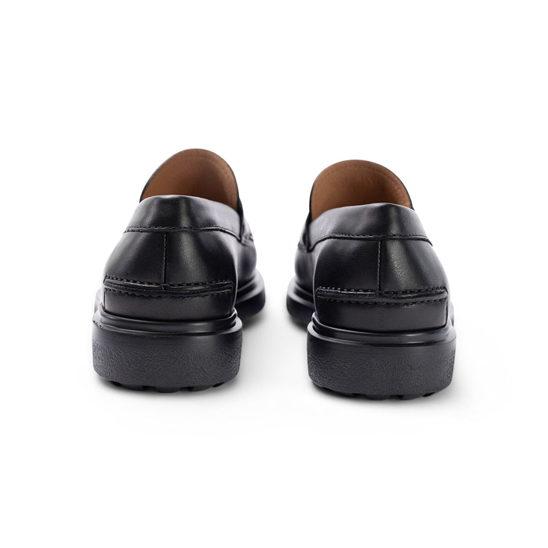 Ferragamo Slip-On Loafers in BLACK