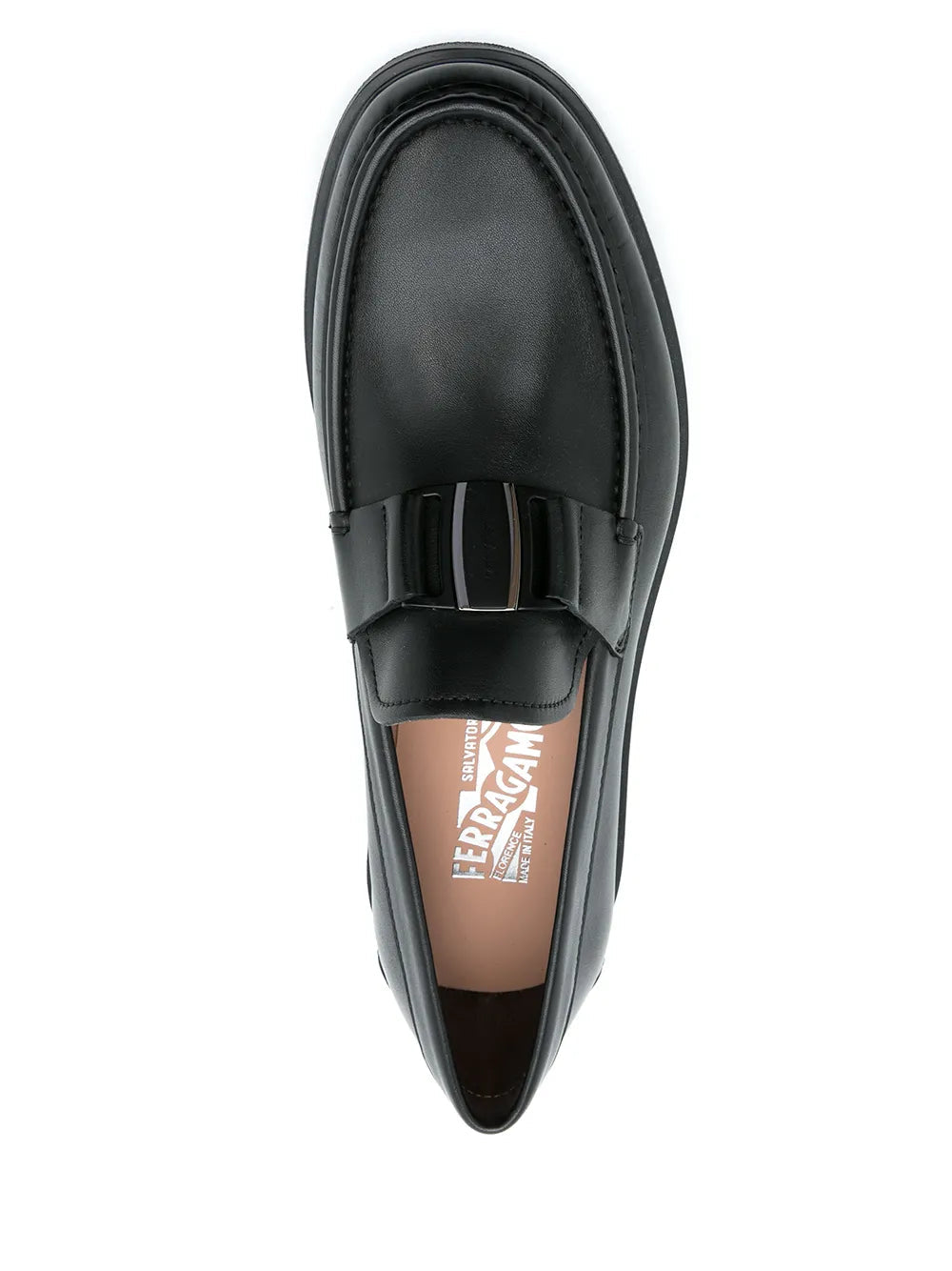 Ferragamo Slip-On Loafers in BLACK