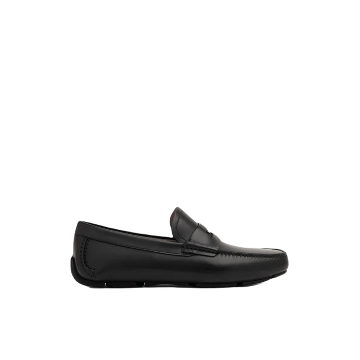 Ferragamo Newton Men's Driving Loafers Black