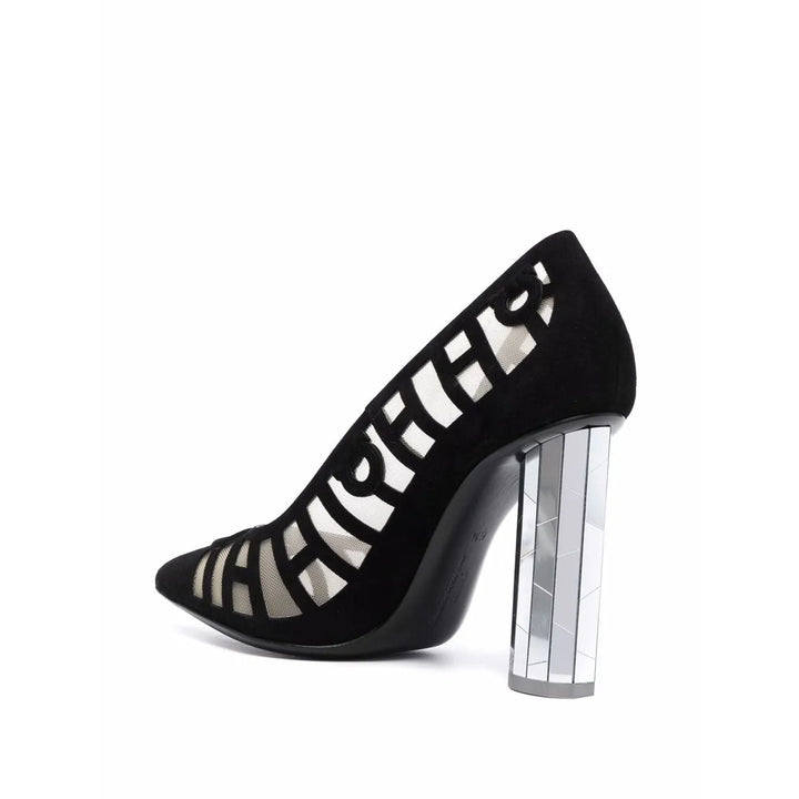 Ferragamo 110Mm Mirrored Heel Pumps