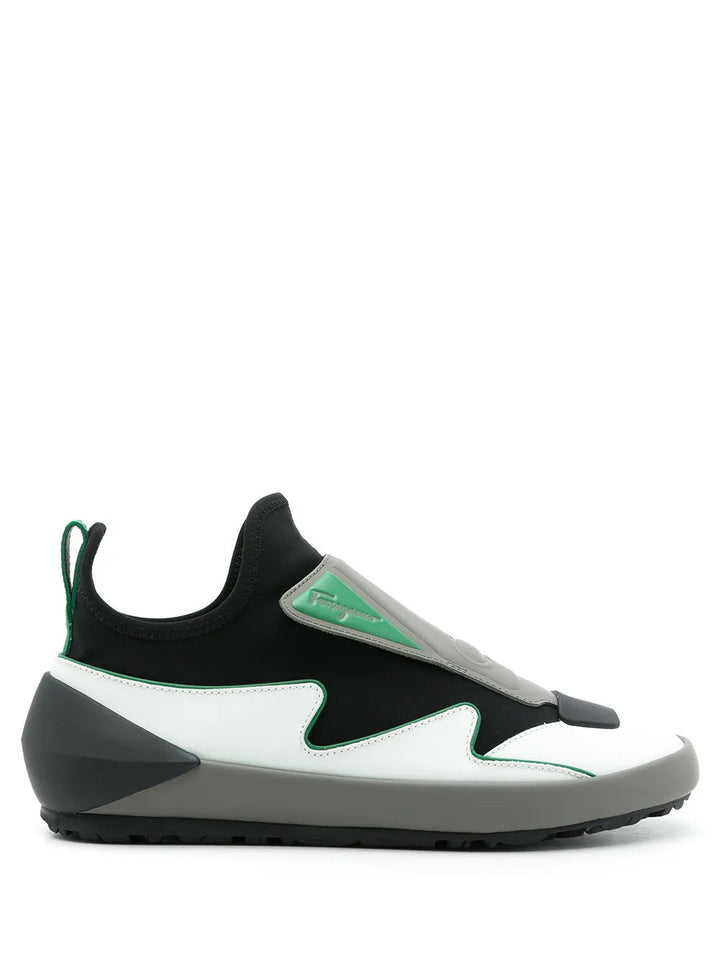 Ferragamo Colourblock Slip-On Sneakers