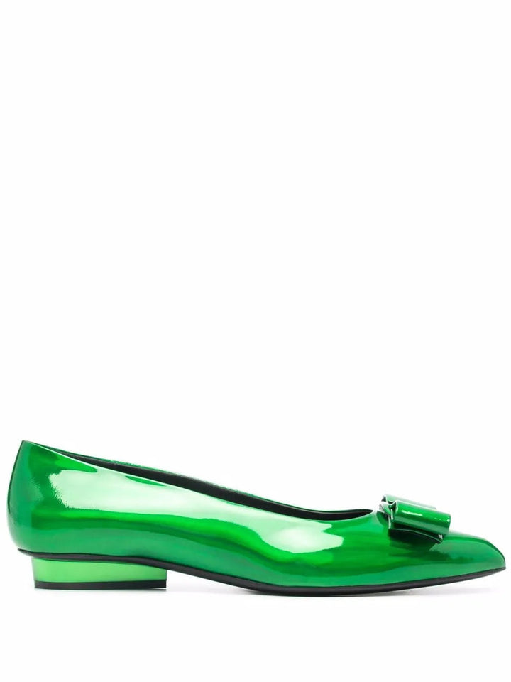 Ferragamo Viva Bow Ballerina Shoes