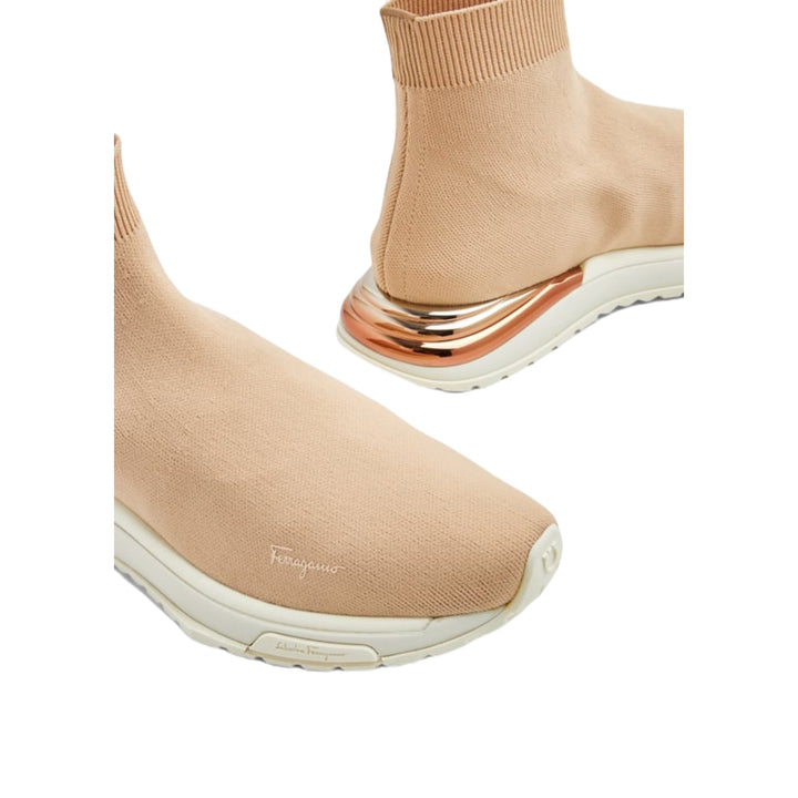 Zapatillas de deporte Ninette de Ferragamo para mujer en color beige