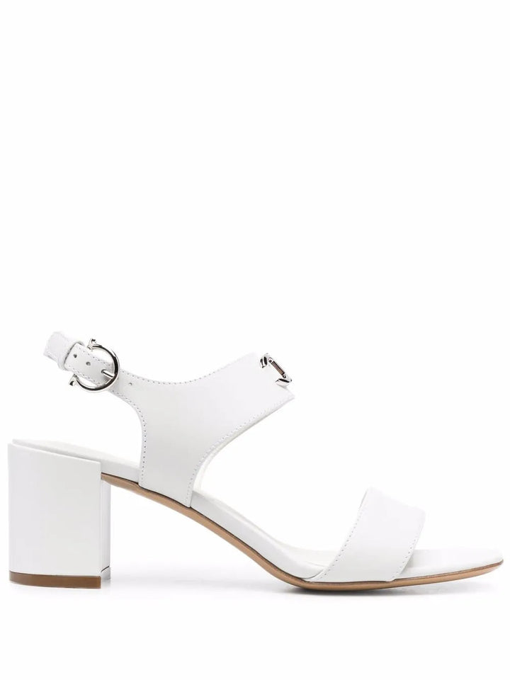 Ferragamo 55Mm Gancini Logo-Plaque Sandals