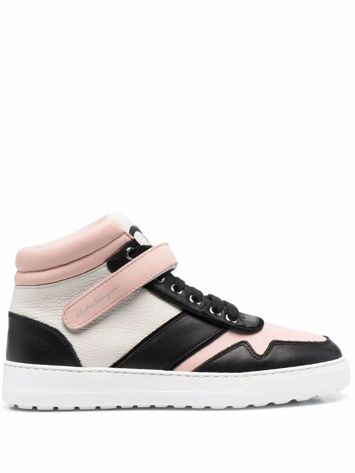Ferragamo Noe High-Top Sneakers