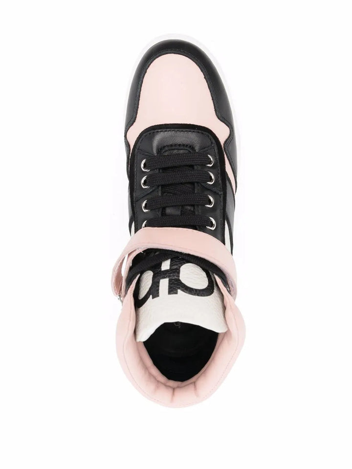 Ferragamo Noe High-Top Sneakers