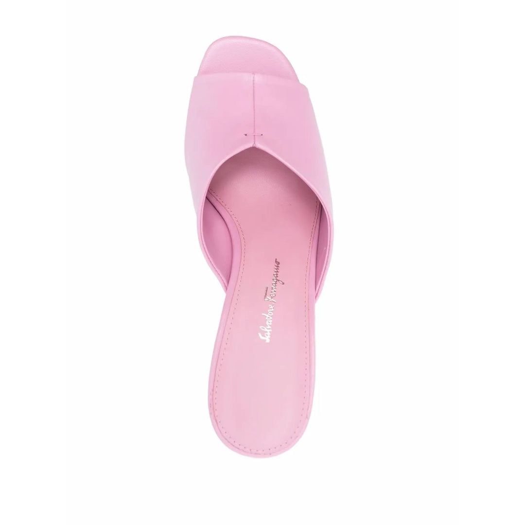 Ferragamo Open-Toe Mule Sandals